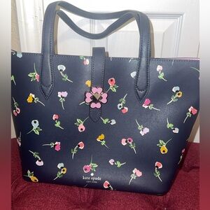Kate spade blue floral purse